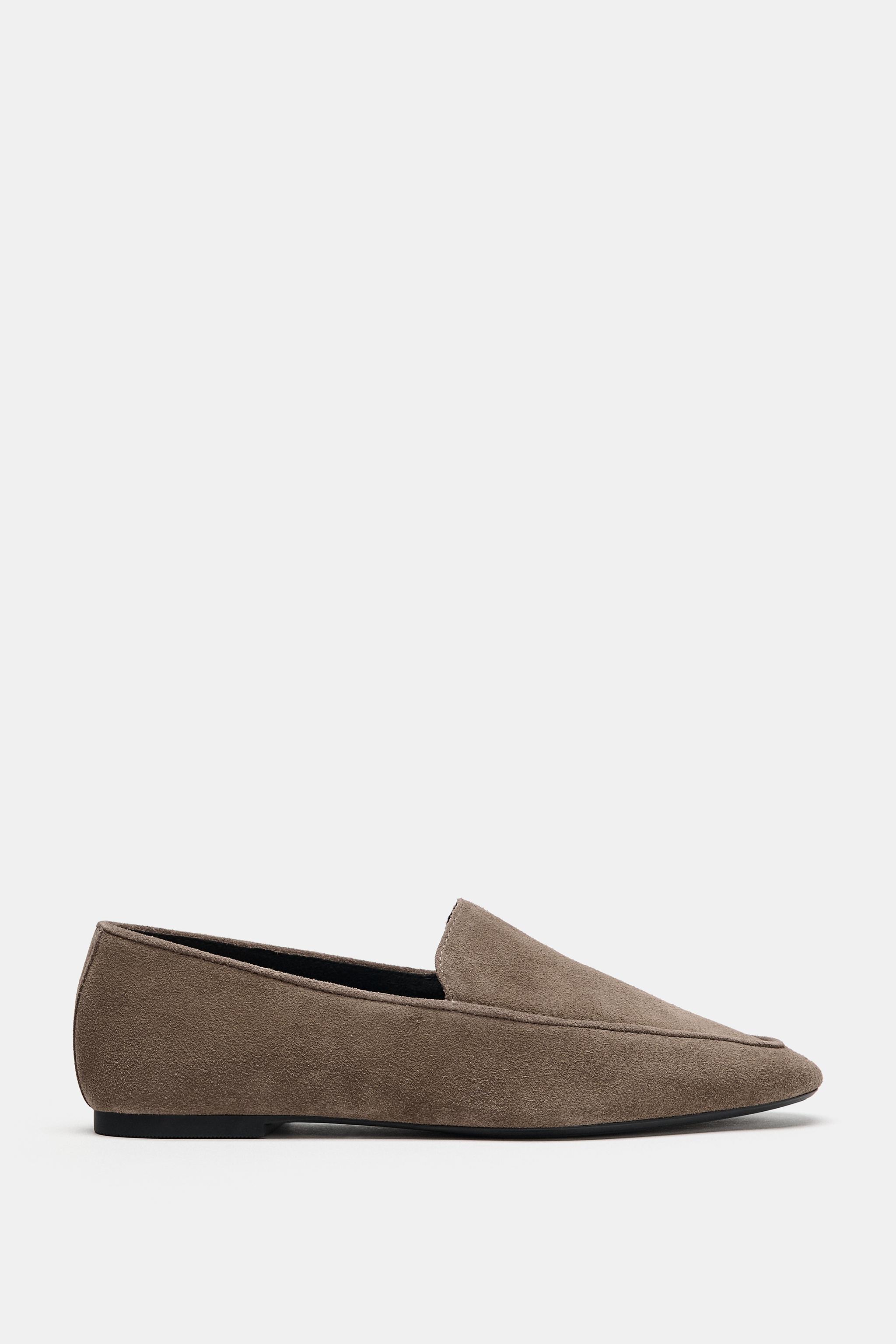 MOCASSINS SOFT EN CROÛTE DE CUIR